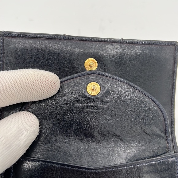 Celine Dark Navy Leather Wallet - Picture 11 of 15